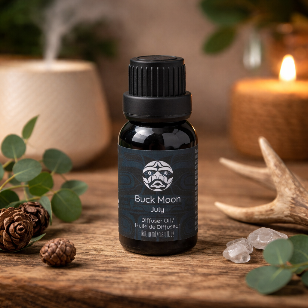 July Buck Moon Diffuser Oil | Eucalyptus + Fresh Breeze + Crushed Rosemary