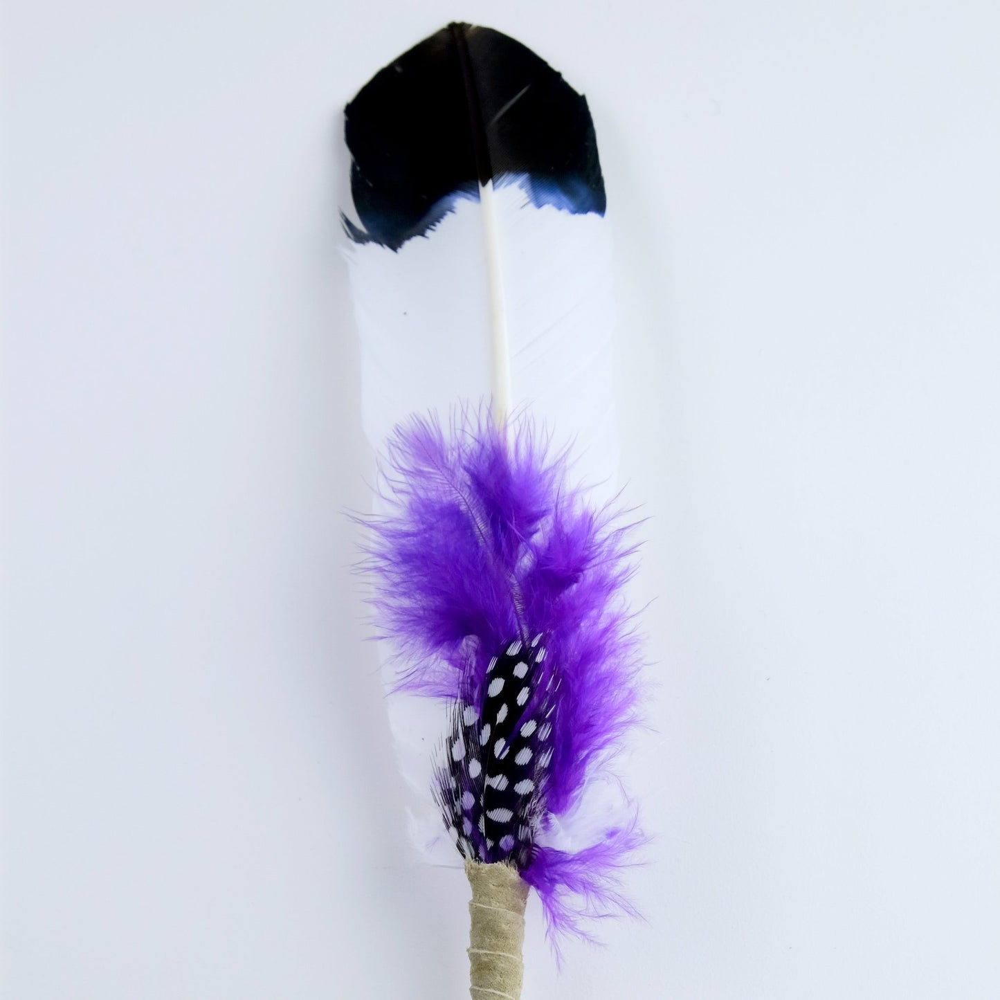 Large Purple Smudging Feather for Acceptance