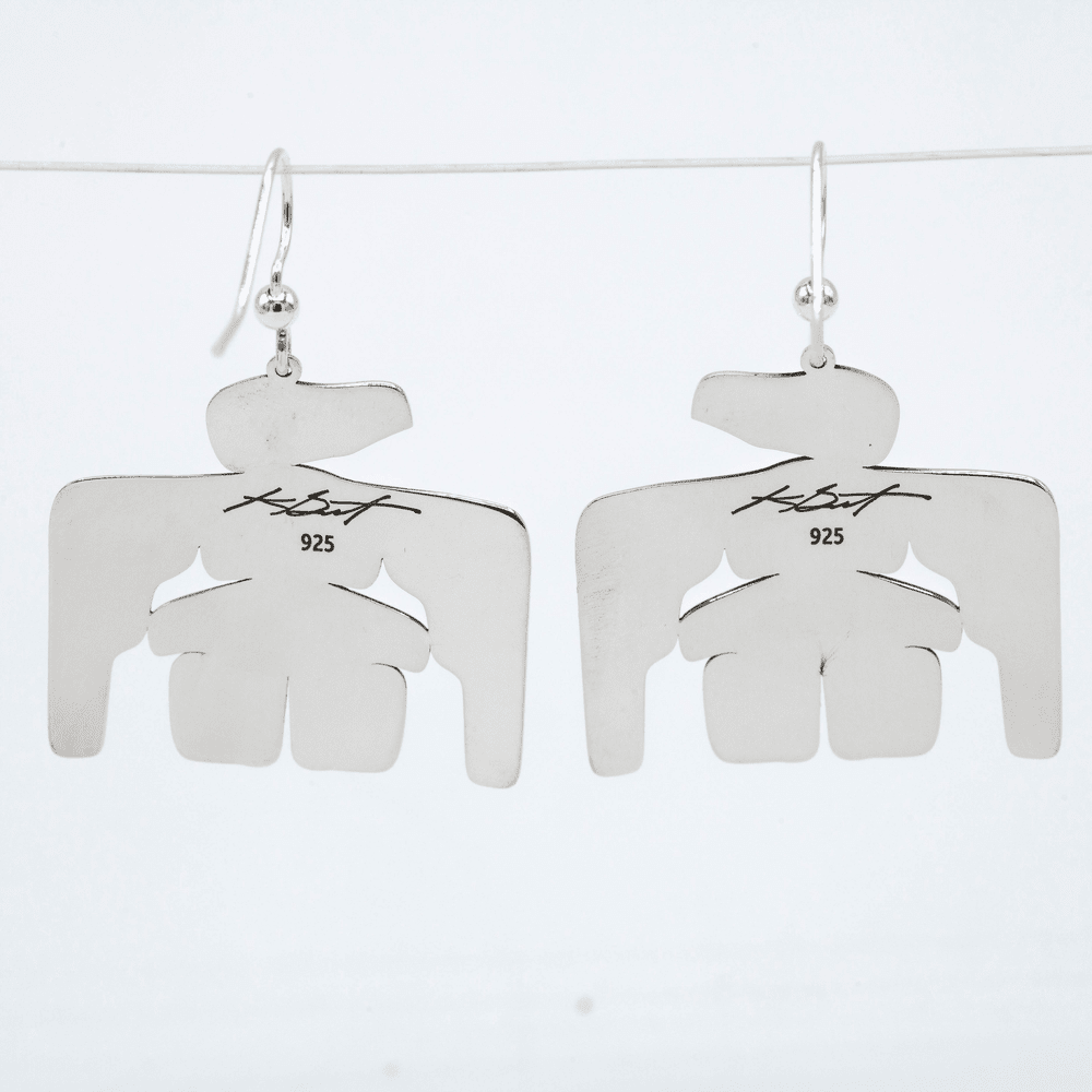 Raven House Earrings by Kolten Grant, design detail