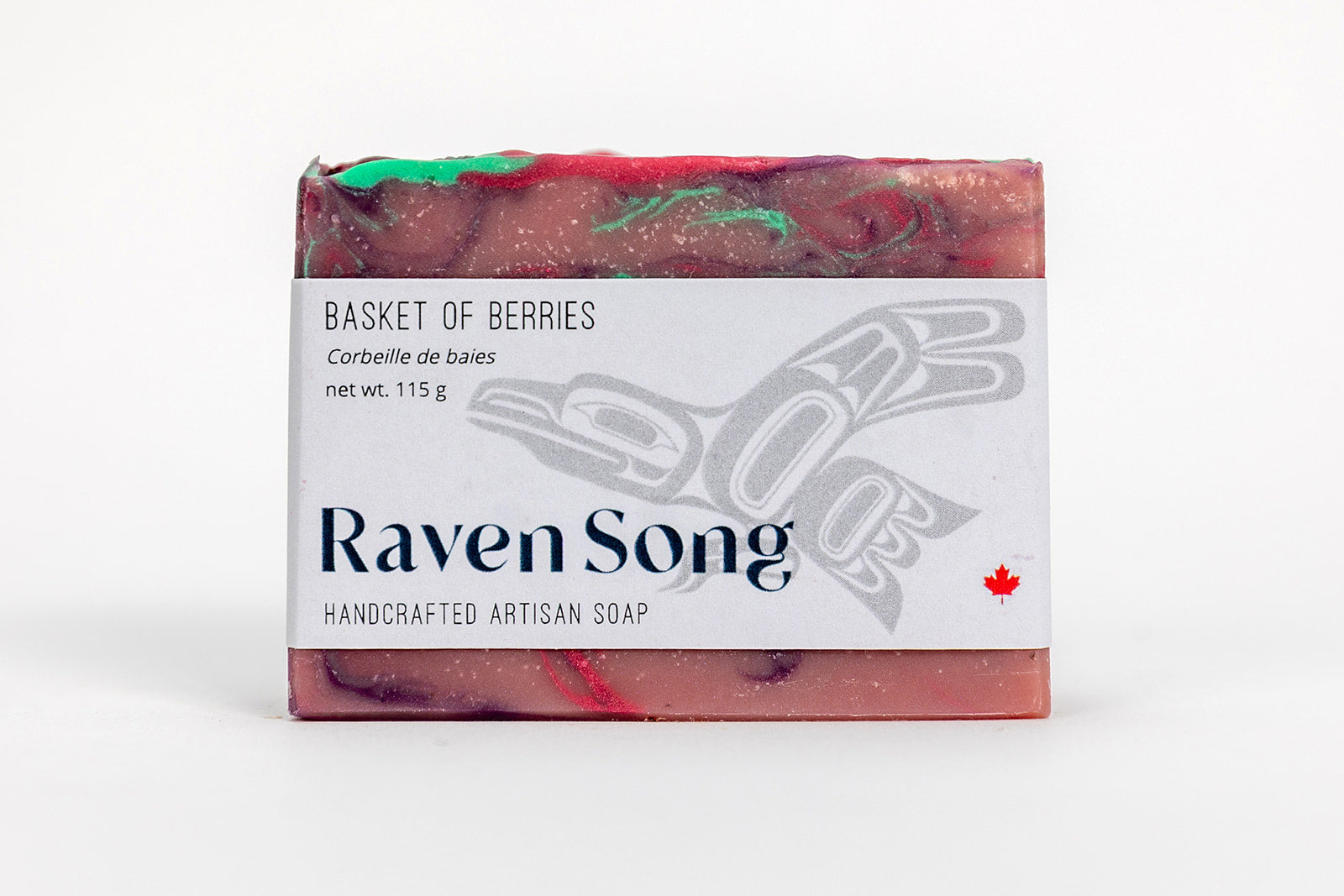 Basket of Berries bar soap by RavenSong, wild strawberry and apple scent