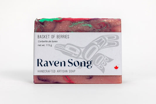 Basket of Berries bar soap by RavenSong, wild strawberry and apple scent