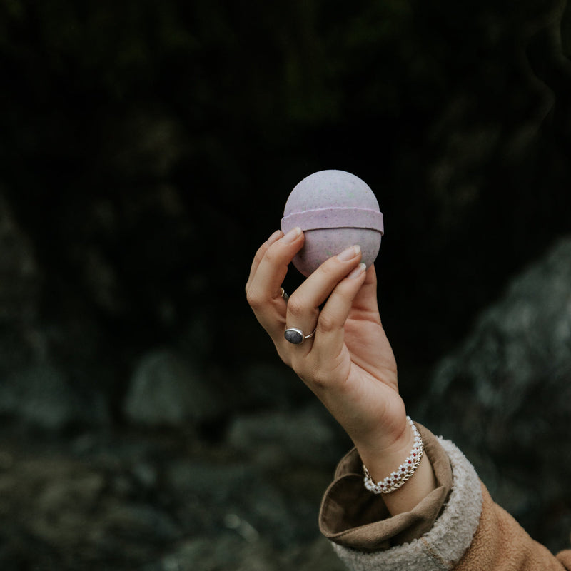 Soapberry Ice Cream Bath Bomb | Wild Berries + Fireweed