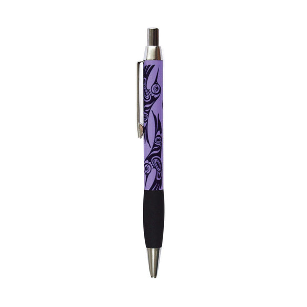 Indigenous Artwork Pen by Paul Windsor  displayed in front of a white background