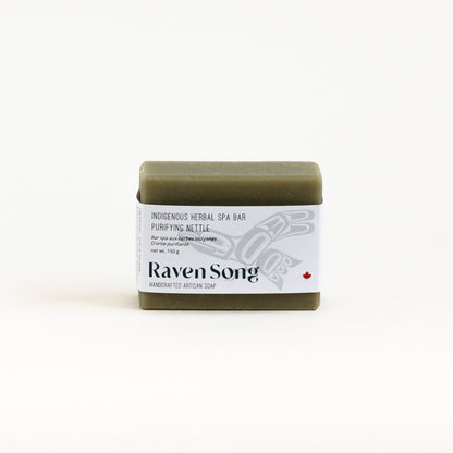 Bar of soap with 'Raven Song' label