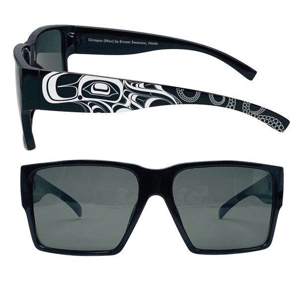 Octopus sunglasses by Indigenous Artist Ernest Swanson