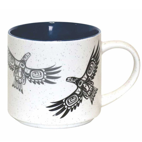 Ceramic mug with Soaring Eagle design