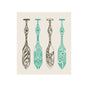 Compostable kitchen eco cloth with Paddles design by Paul Windsor