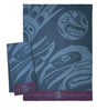 Cotton jacquard tea towel with Raven Moon design by Allan Weir