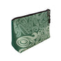 Microfibre zip pouch with Urban Wolf design by Maynard Johnny Jr., front view