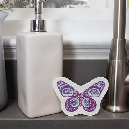 Butterfly eco sponge by Morgan Asoyuf, alternate view