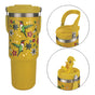 Hummingbird (Nenookaasi) 30oz insulated tumbler by Storm Angeconeb