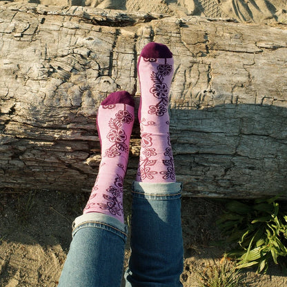 Art Socks - Ojibwe Florals