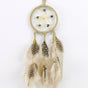 2.5" Tan Dreamcatcher with Semi-precious Stones