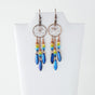.75" Dreamcatcher Prismatic Glass Bead Earrings