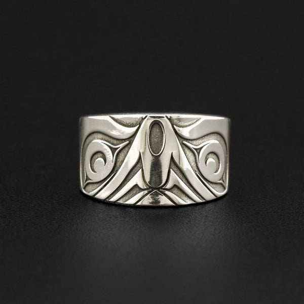 Eagle Ring by John Velten. Sterling silver.