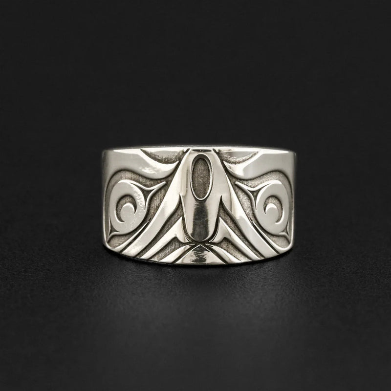 Eagle Ring by John Velten. Sterling silver.