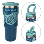 Killer Whale 30oz easy-carry insulated tumbler by Yasakw (Shelly Samuels)
