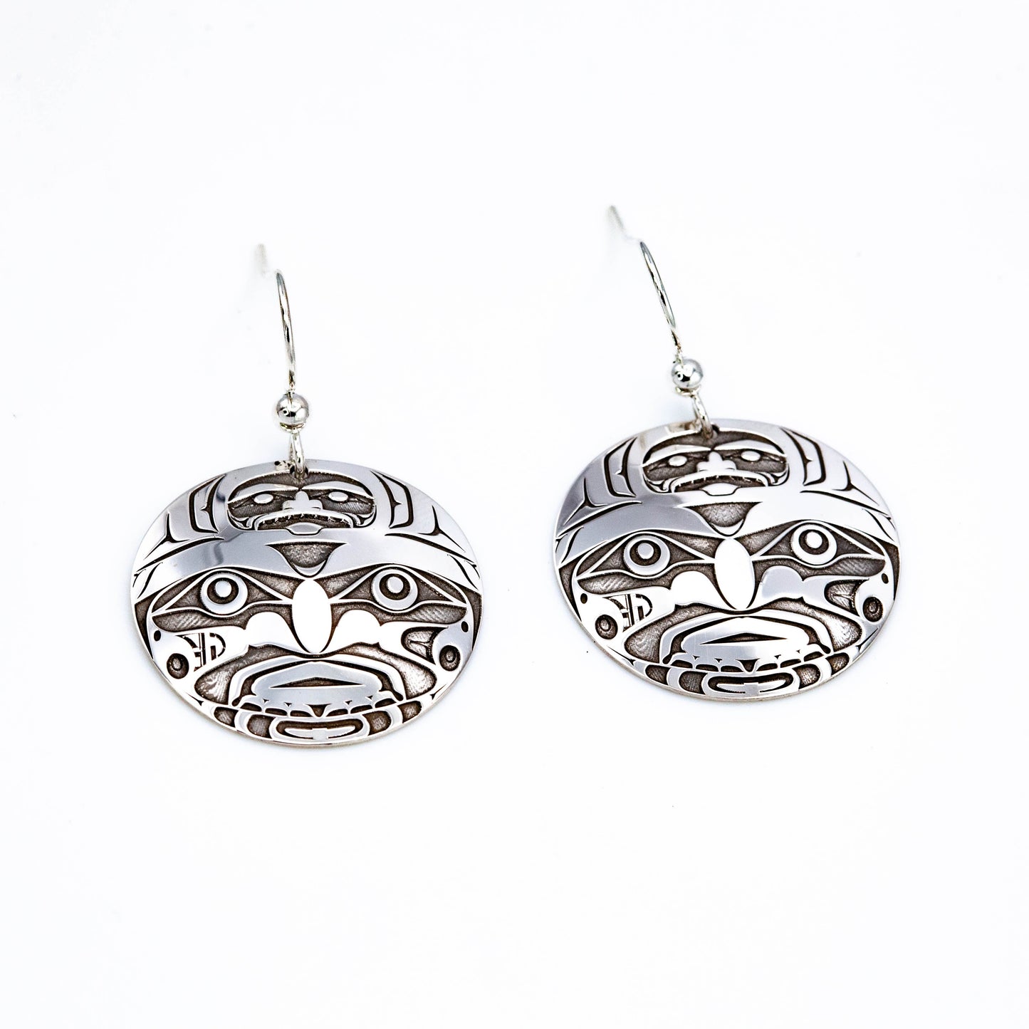 Moon Earrings by Kolten Grant, alternate view