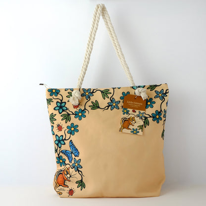 Rope Tote Bag "Little Critters" by Storm Angeconeb