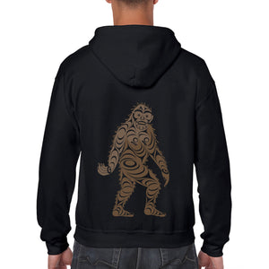 Zippered Hoodie - Sasquatch by Francis Horne Sr.