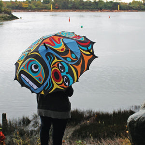 Pacific Umbrella - Whale by Maynard Johnny Jr.