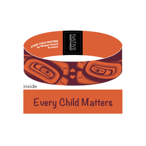 Every Child Matters Orange Shirt Day Inspirational Wristbands - 3 sizes